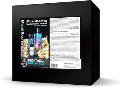 Brightwell Aquatics MicroBacter Dry Rock Bacteria Starter Kit – QuikCycl + Start XLM + Clean – Up to 100 gal