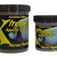 Xtreme Marine PeeWee slow-sinking pellet shown in 2.5 oz and 5 oz jars