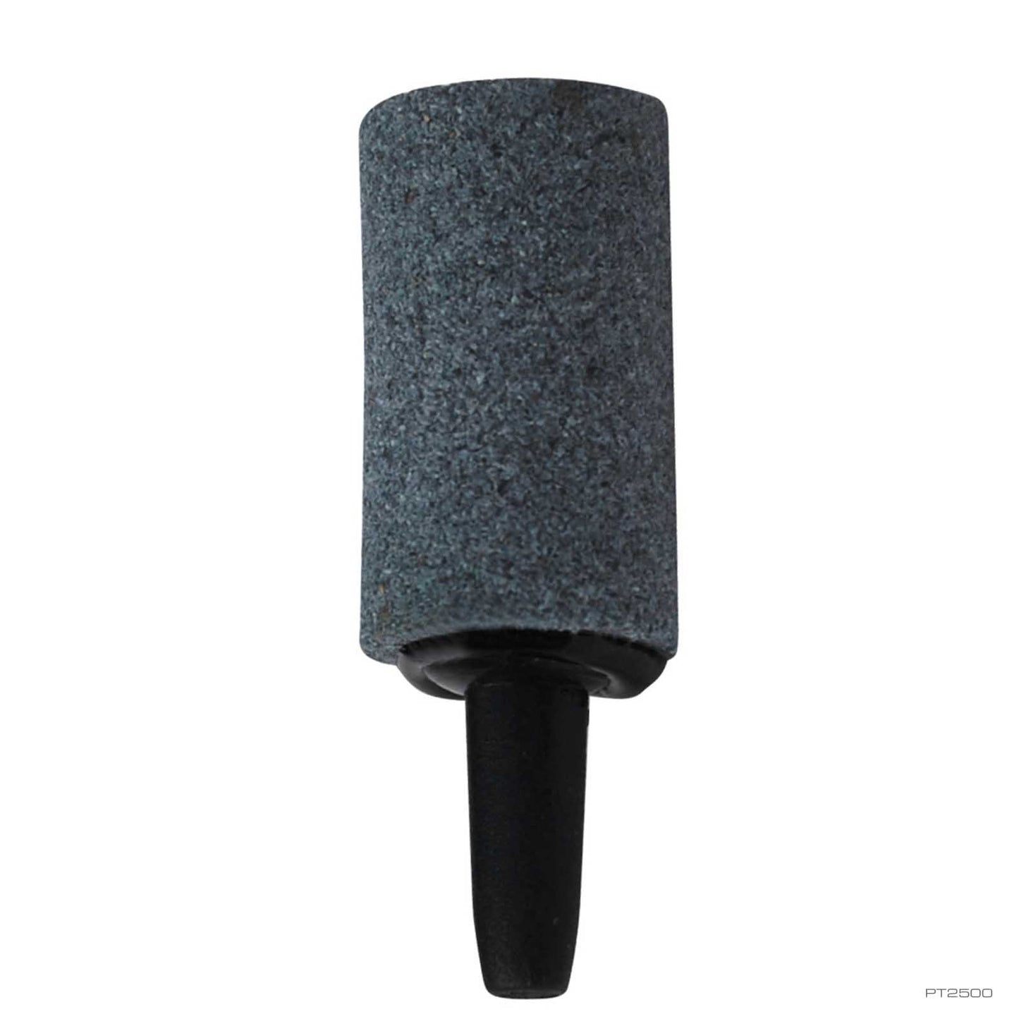 Exo Terra Monsoon Water Filter, grey foam cylinder filter element with rubber intake stem