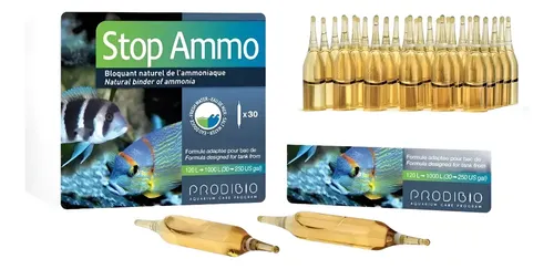 Prodibio Stop Ammo box with glass ammonia-neutralizer ampoules for aquarium water care
