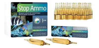 Prodibio Stop Ammo box with glass ammonia-neutralizer ampoules for aquarium water care