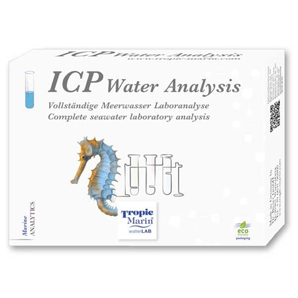 Tropic Marin ICP Water Analysis 1 Pack box, seawater laboratory test kit with sample vial
