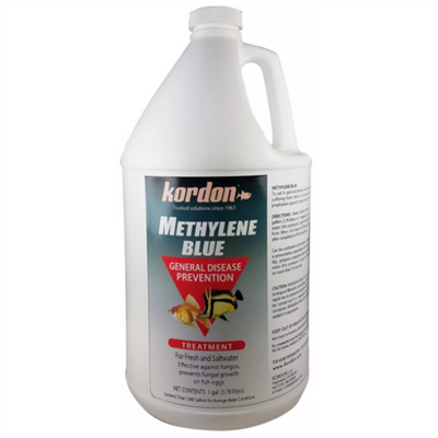 Kordon Methylene Blue 1 Gallon - bulk anti-fungal aquarium treatment for breeders and shops
