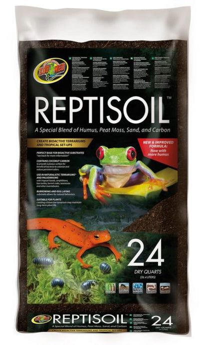 Zoo Med ReptiSoil natural reptile and amphibian bedding, 24 quart bag