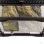 Exo Terra PTC Heat Mat mounted on the outside glass of a reptile terrarium