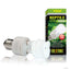 Exo Terra Reptile UVB100 tropical terrarium bulb, 13 watt compact fluorescent lamp shown with its packaging