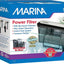 Marina Slim S10 Power Filter box, compact hang-on-back filter with Bio-Guard filtration and Ceramitek media for freshwater aquariums up to 10 gallons