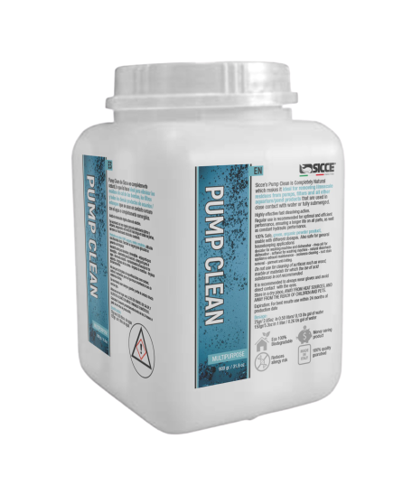 Sicce Pump Clean pure powder citric acid descaler 900g jar