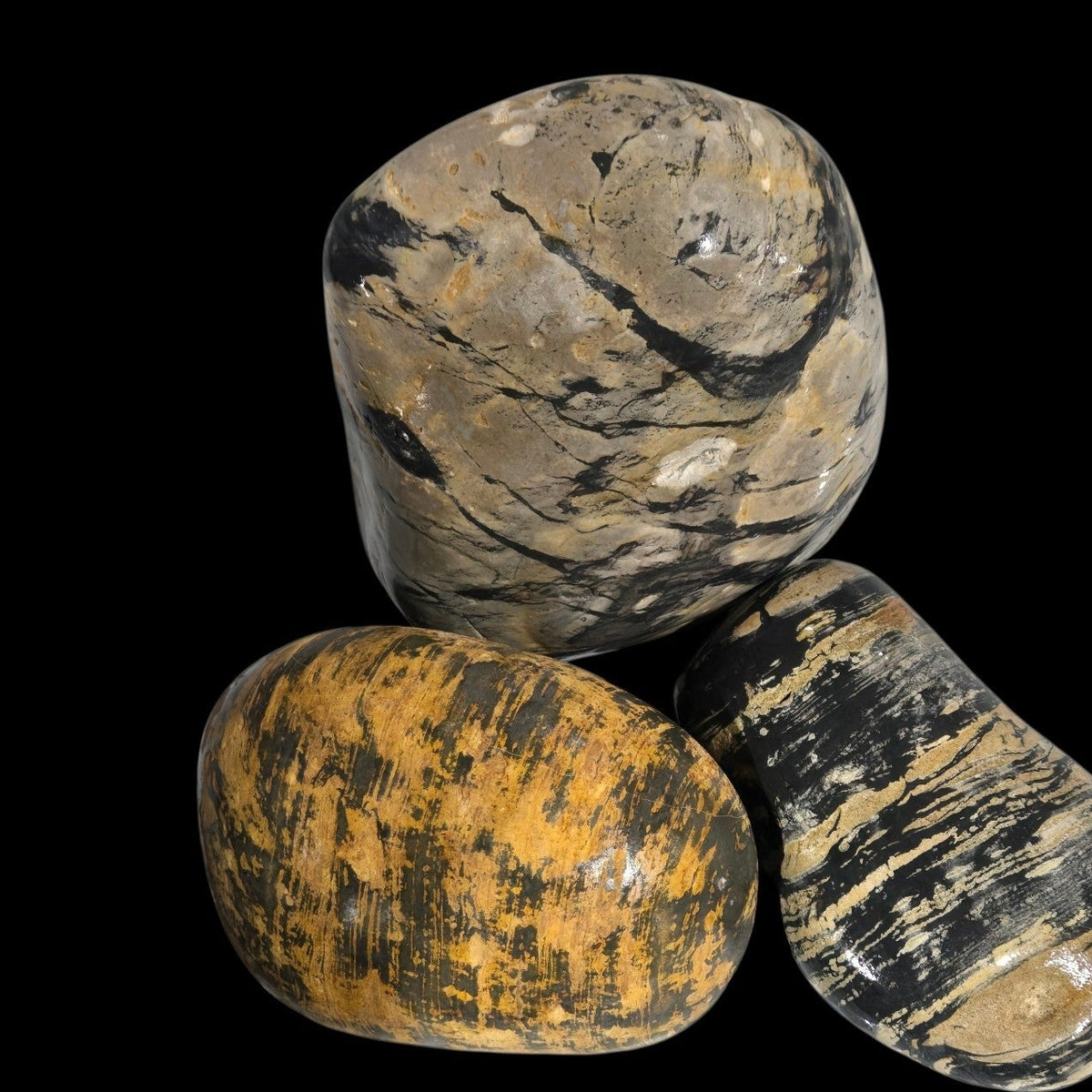 Ink Painting Stone, medium 4 to 8 in pieces from a 44 lb box