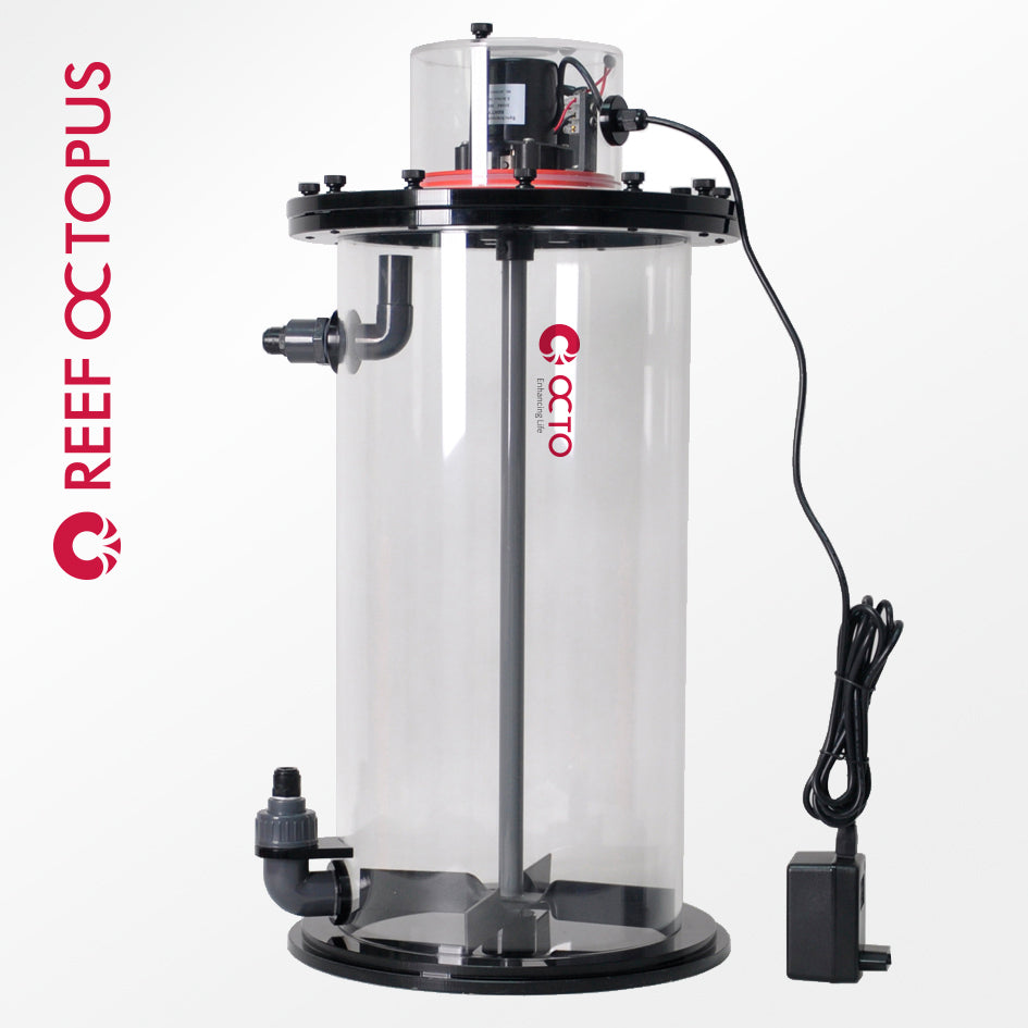 Reef Octopus KS250 Nilson Kalk Reactor, 10-inch acrylic kalkwasser stirrer with top-mounted 25 W motor