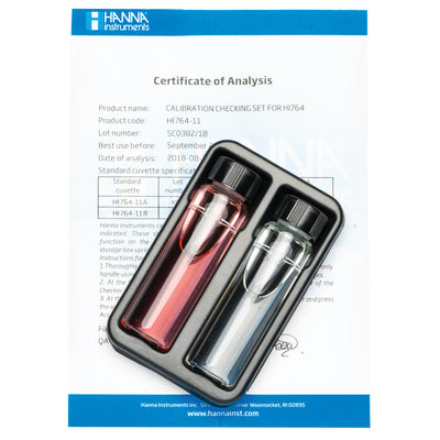 Hanna Instruments HI764-11 / 764-11 | Marine Nitrite Ultra Low Range Checker HC Calibration Check Set | Aquarium Testing