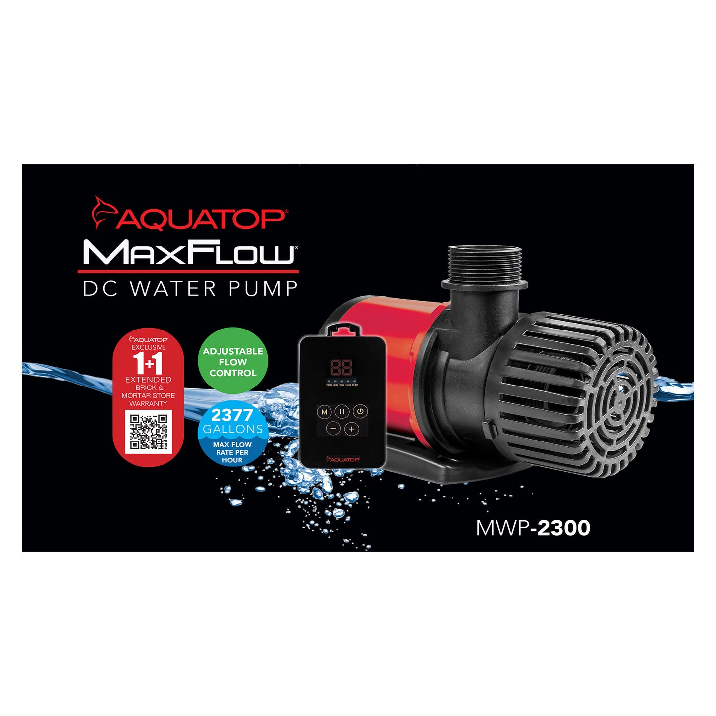 Aquatop MaxFlow MWP-2300 DC water pump with controller