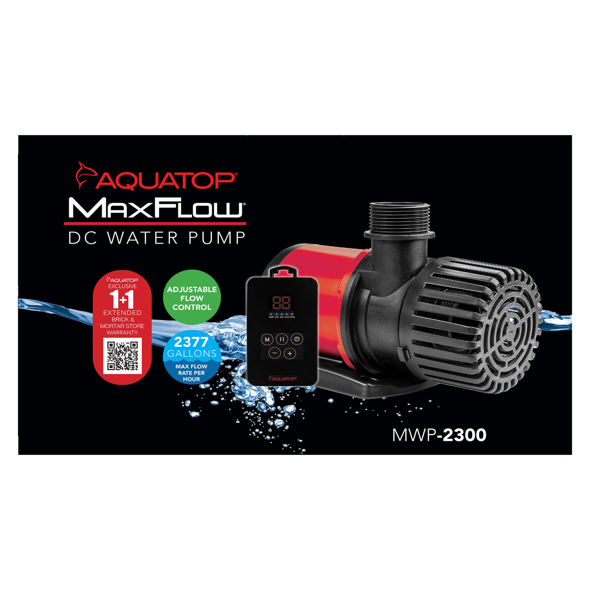 Aquatop MaxFlow MWP-2300 DC water pump with controller