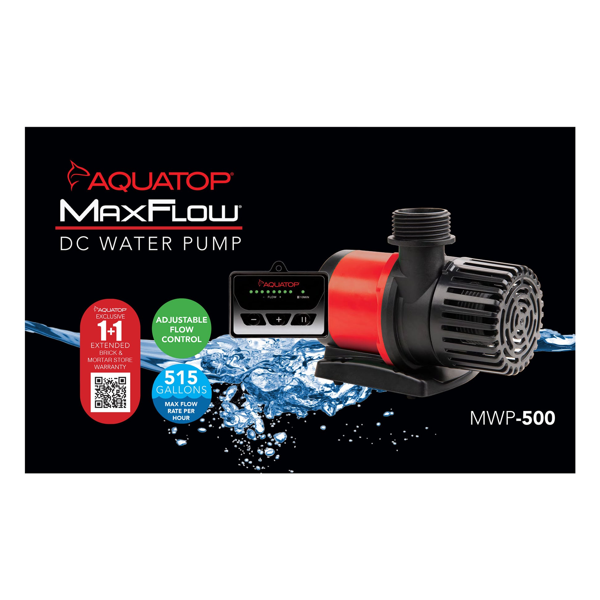 Aquatop MaxFlow MWP-500 DC water pump with controller