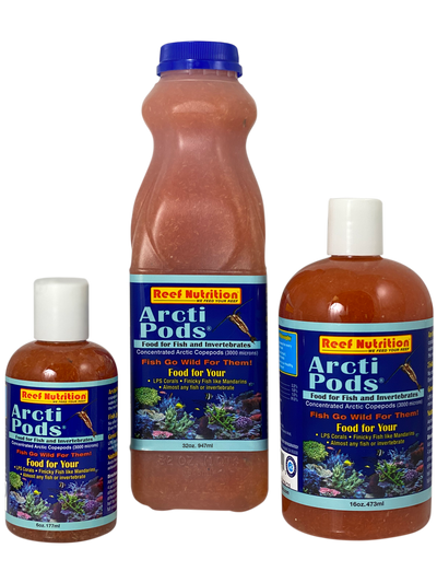 Reef Nutrition Arcti-Pods arctic copepod concentrate bottle