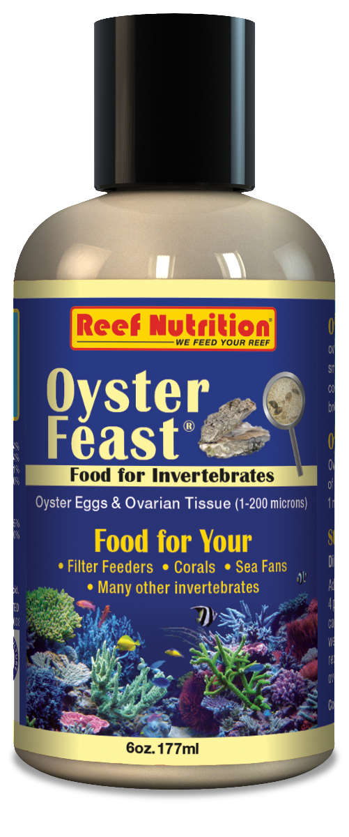 Reef Nutrition Oyster-Feast label and detail