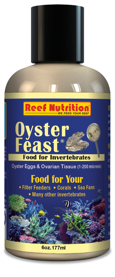 Reef Nutrition Oyster-Feast label and detail