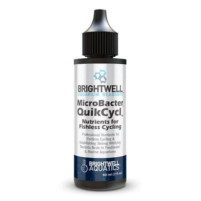 Brightwell Aquatics MicroBacter QuikCycl – Fishless Cycling Nutrient – 60 ml