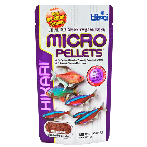 Hikari Micro Pellets staple food for tetras and small community fish