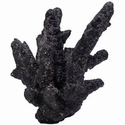 Real Reef Midnight Mini Branch Rock, small black branching pieces