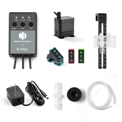 N-Fill Smart ATO showing the dual sensor design, refill logic and over-fill protection