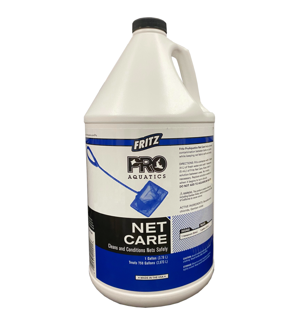 Fritz Pro Aquatics Net Care 1 gallon net sanitizing dip jug