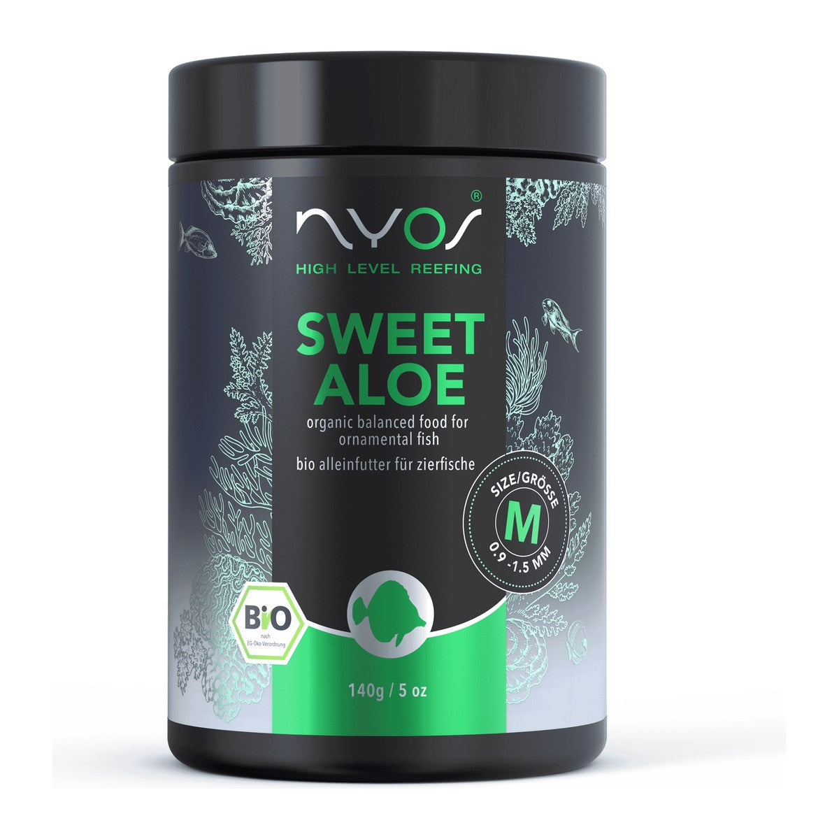 NYOS SWEET ALOE Organic Fish Food 140 g