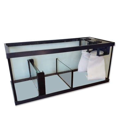 OceanVue ECO Glass Sump, 30 in sump with black trim
