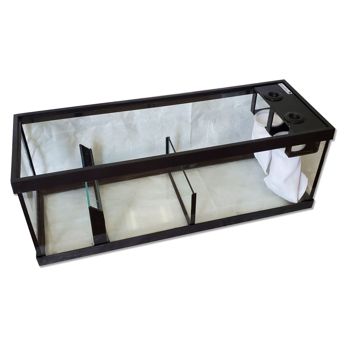 OceanVue ECO Glass Sump, 36 in sump with black trim