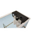 OceanVue ECO Glass Sump, acrylic sock holder with filter socks, white trim