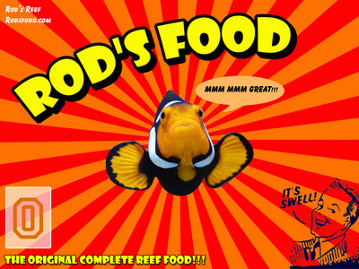 Rod's Food Frozen Original Blend flat pack, complete frozen reef food for fish and corals