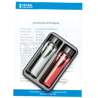 Hanna Instruments HI781-11 / 781-11 | Marine Nitrate Low Range Checker HC Calibration Check Set | Saltwater