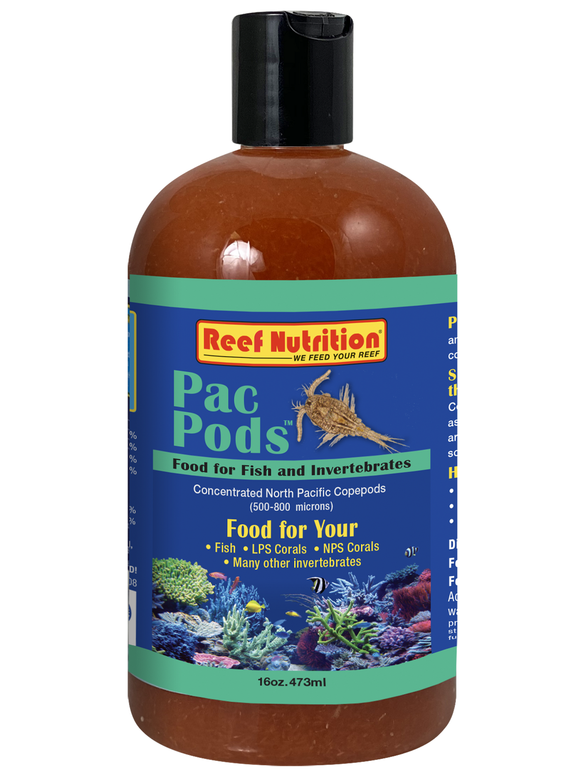 Reef Nutrition Pac-Pods 16 oz bottle