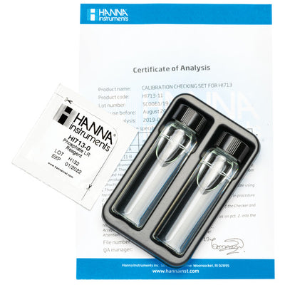 Hanna Instruments HI713-11 | Phosphate Low Range Checker® HC Calibration Check Set | Freshwater Testing