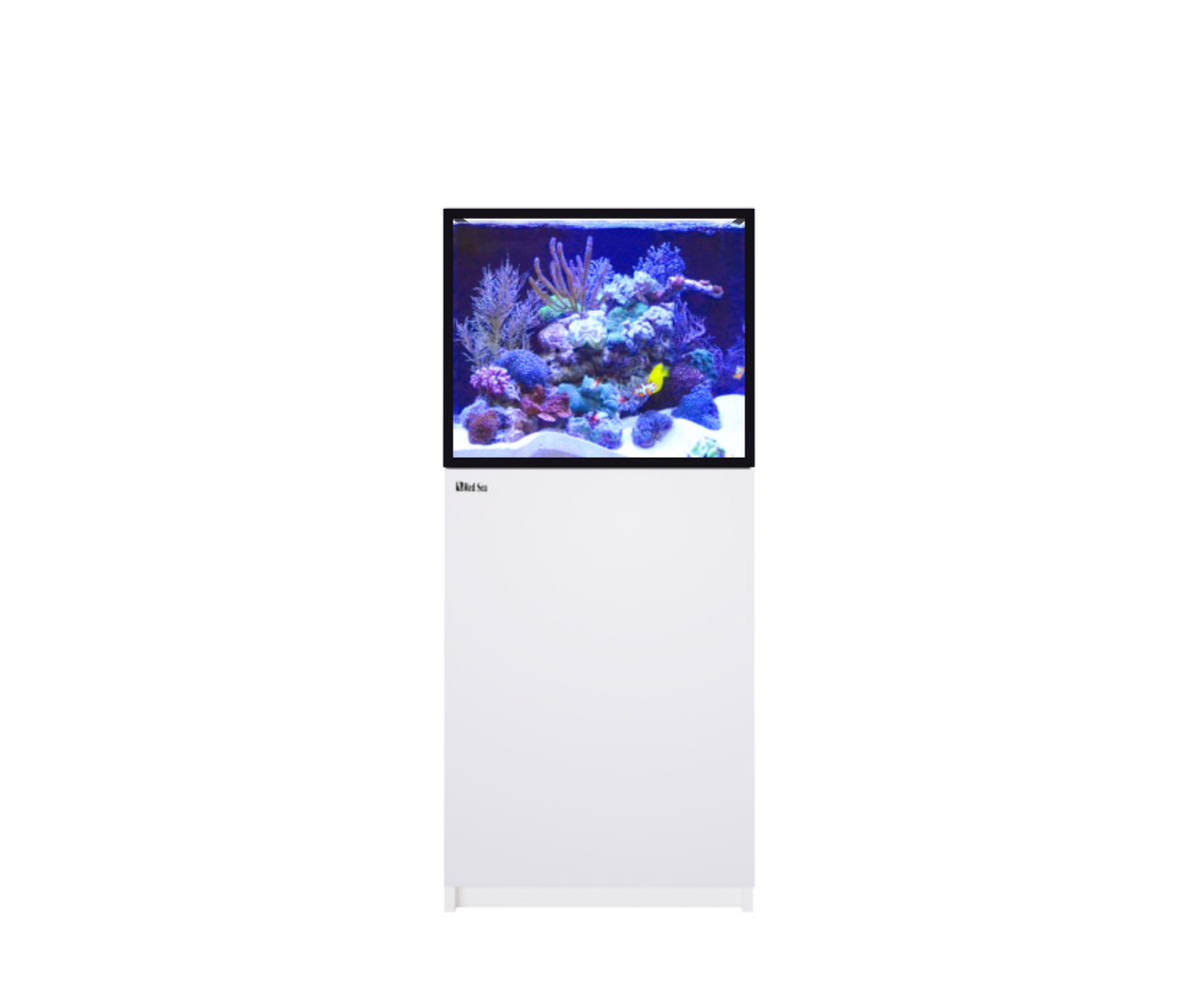 Red Sea REEFER 200 G3+ aquarium system with white cabinet