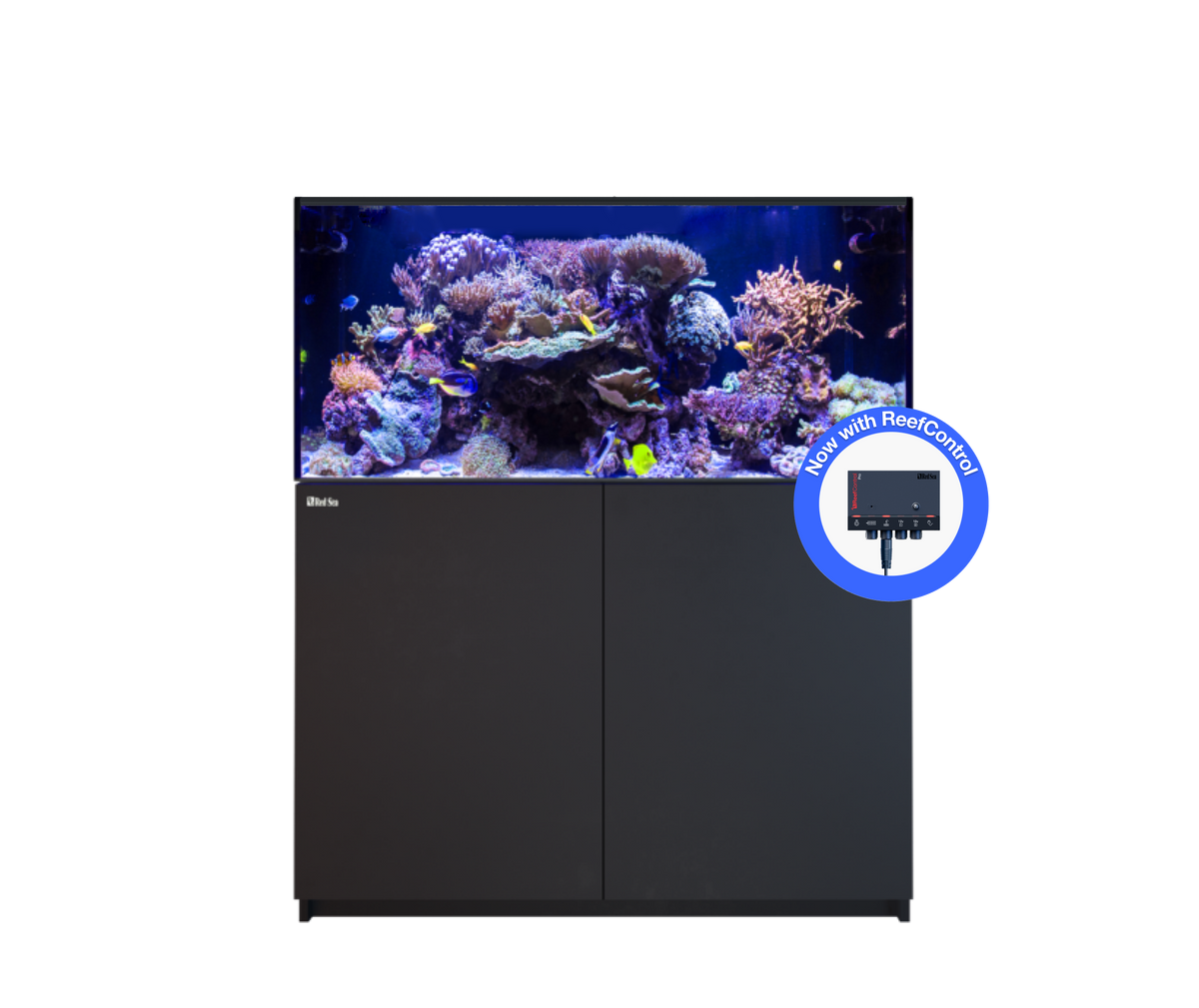 Red Sea REEFER 425 G3+ aquarium system with black cabinet