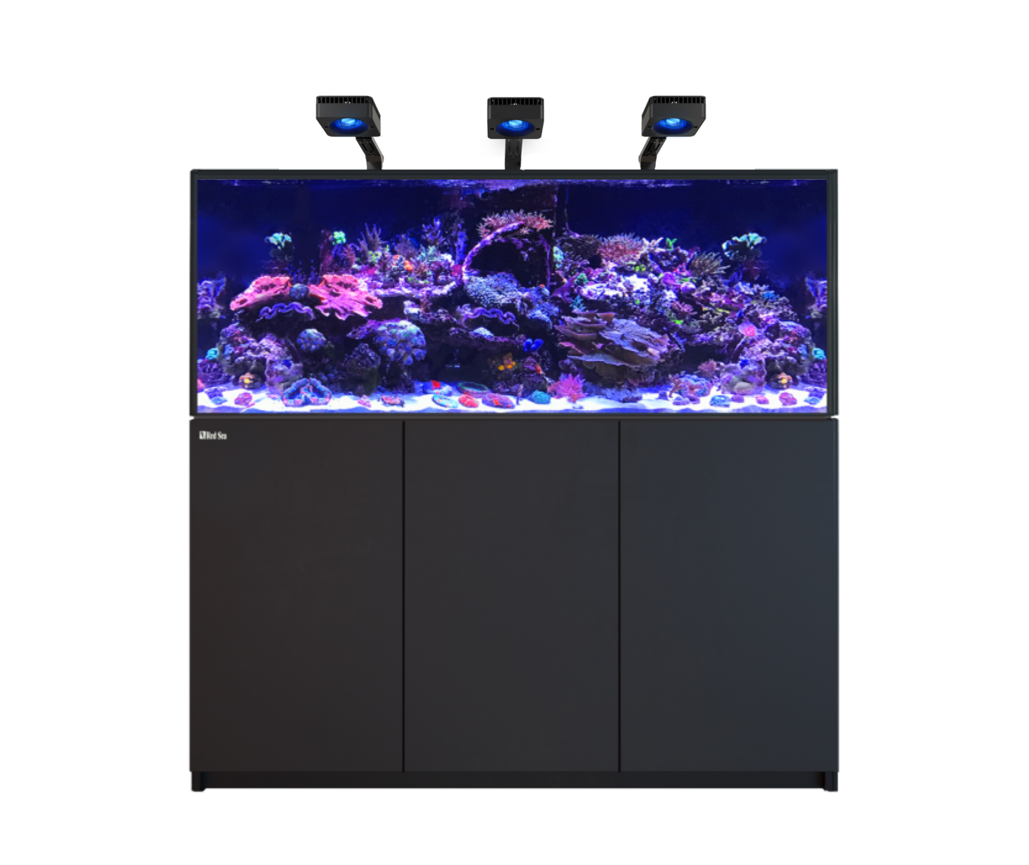 Red Sea REEFER 625 G3 Deluxe (3x ReefLED 115) - Black cabinet