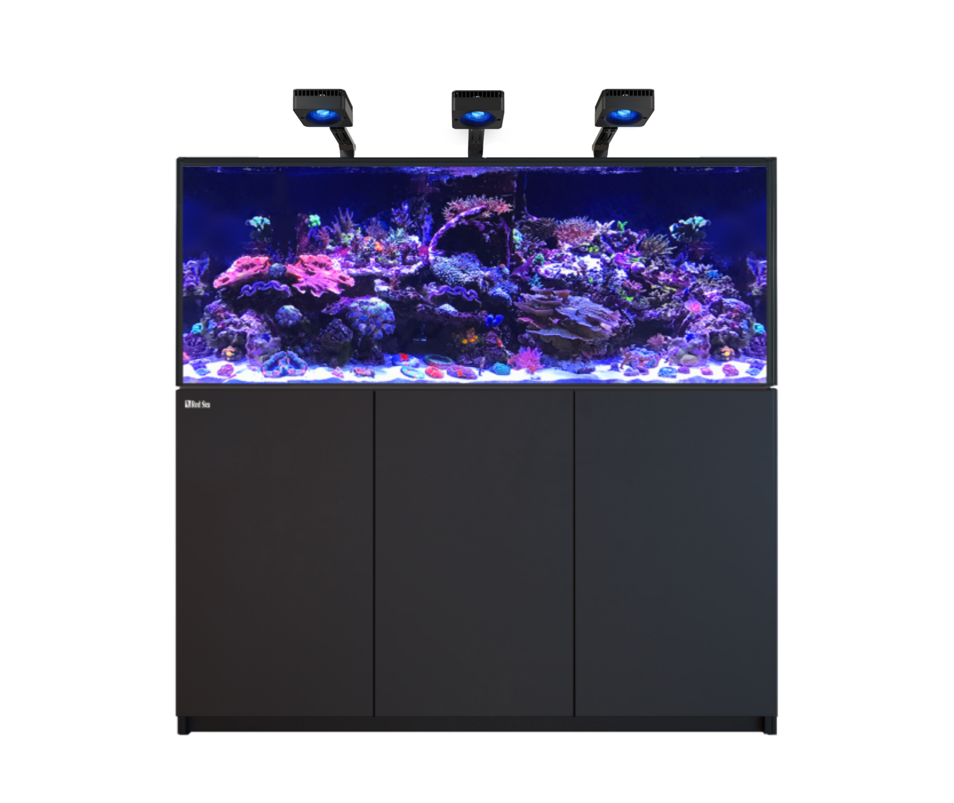 Red Sea REEFER 625 G3 Deluxe (3x ReefLED 115) - Black cabinet