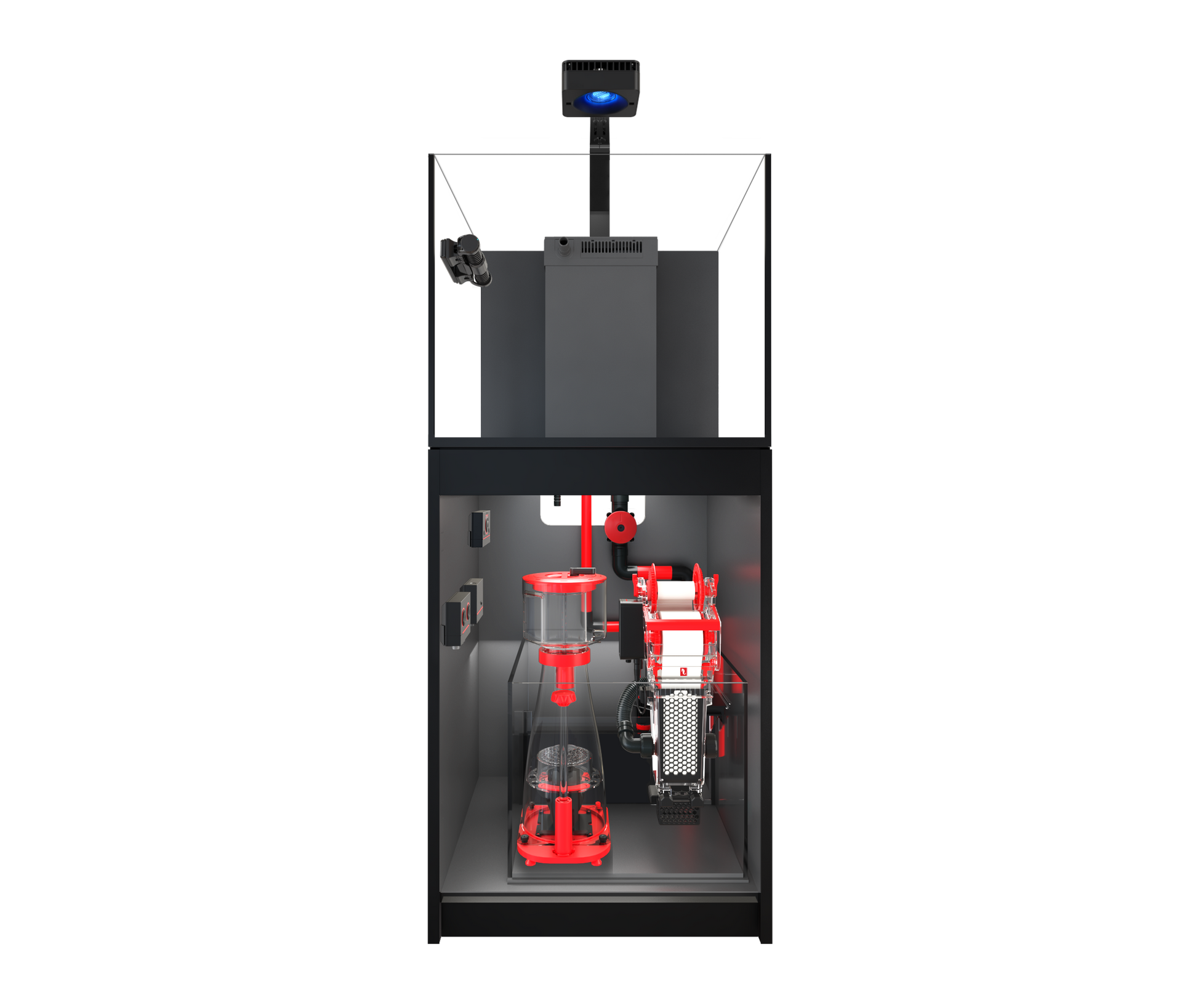 Red Sea REEFER MAX 170 G3 reef aquarium system with Black cabinet stand