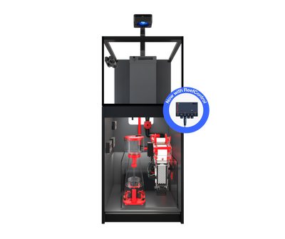 Red Sea REEFER MAX 200 G3+ aquarium system with black cabinet