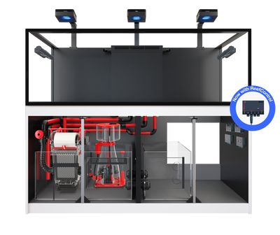 Red Sea REEFER MAX 750 G3+ aquarium system with white cabinet