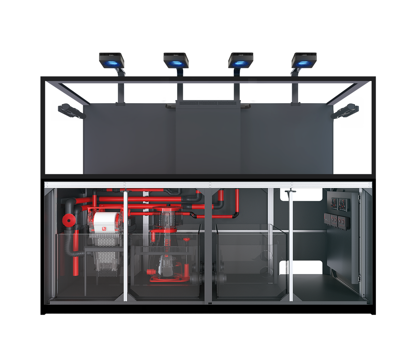 Red Sea REEFER MAX S-1000 G3 Aquarium System - Black cabinet