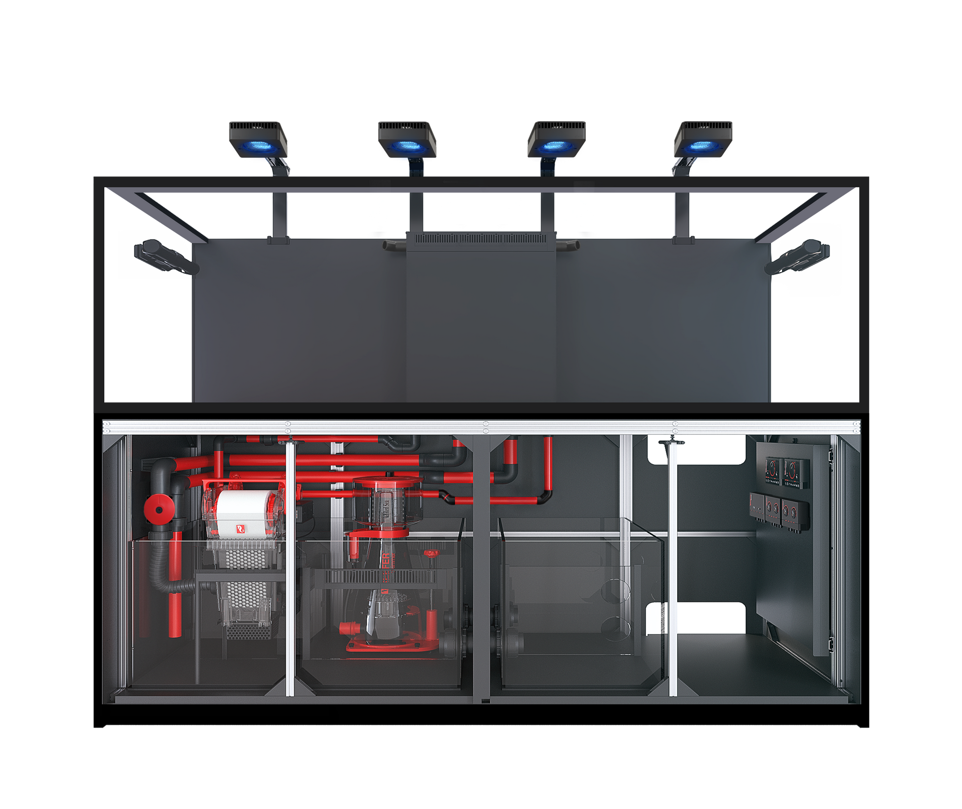 Red Sea REEFER MAX S-1000 G3 Aquarium System - Black cabinet