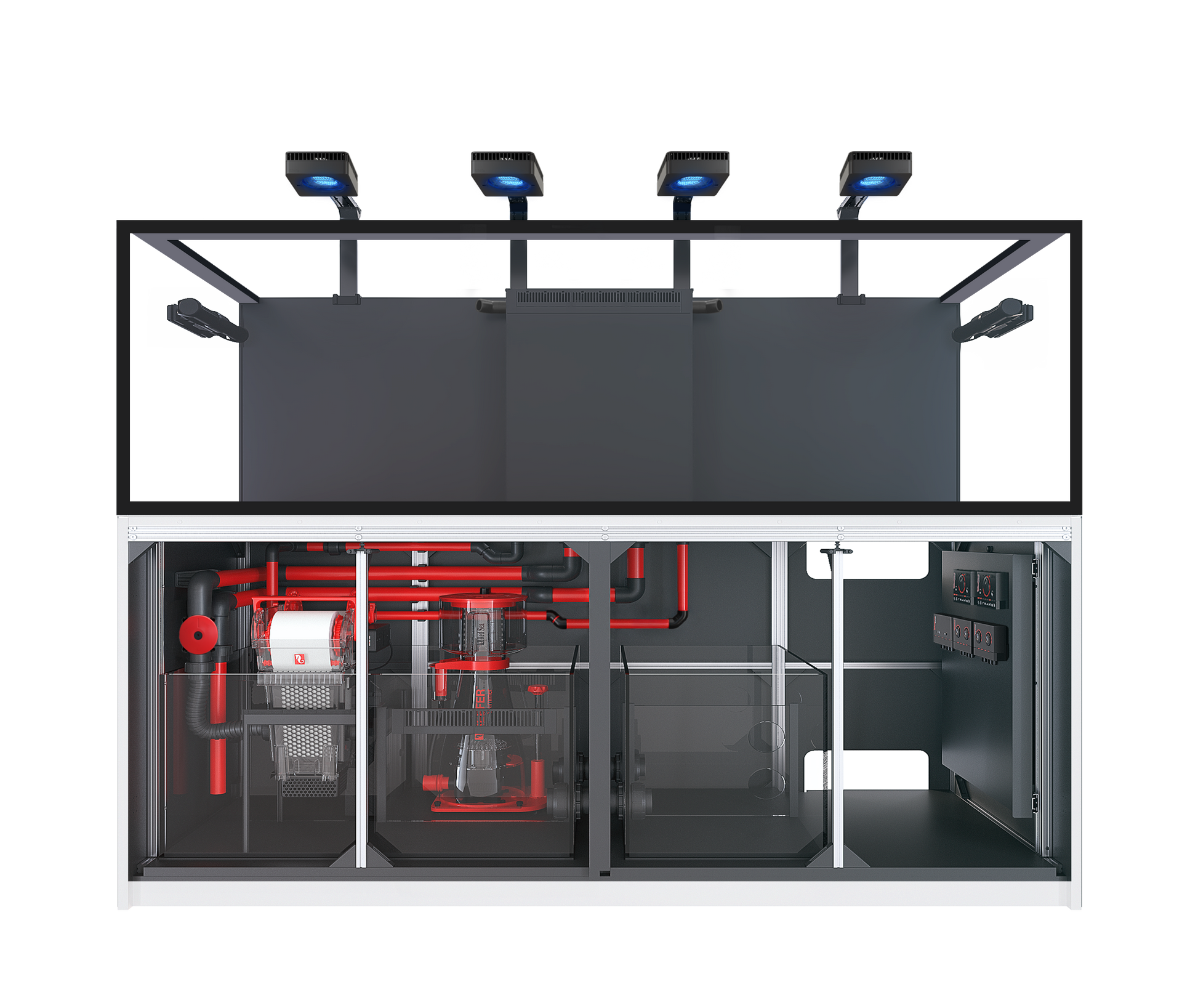 Red Sea REEFER MAX S-1000 G3 Aquarium System - White cabinet