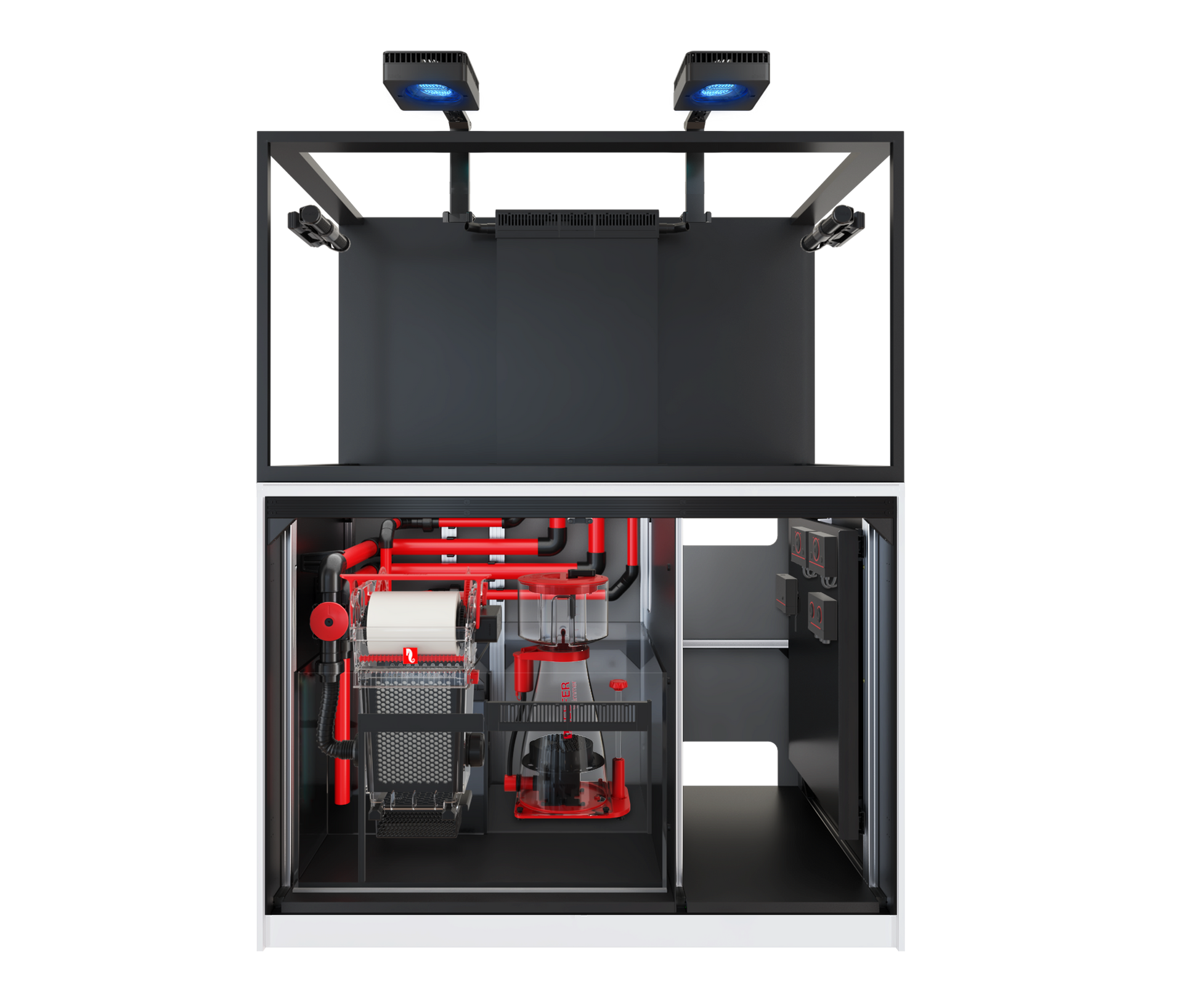 Red Sea REEFER MAX S-550 G3 Aquarium System - White cabinet