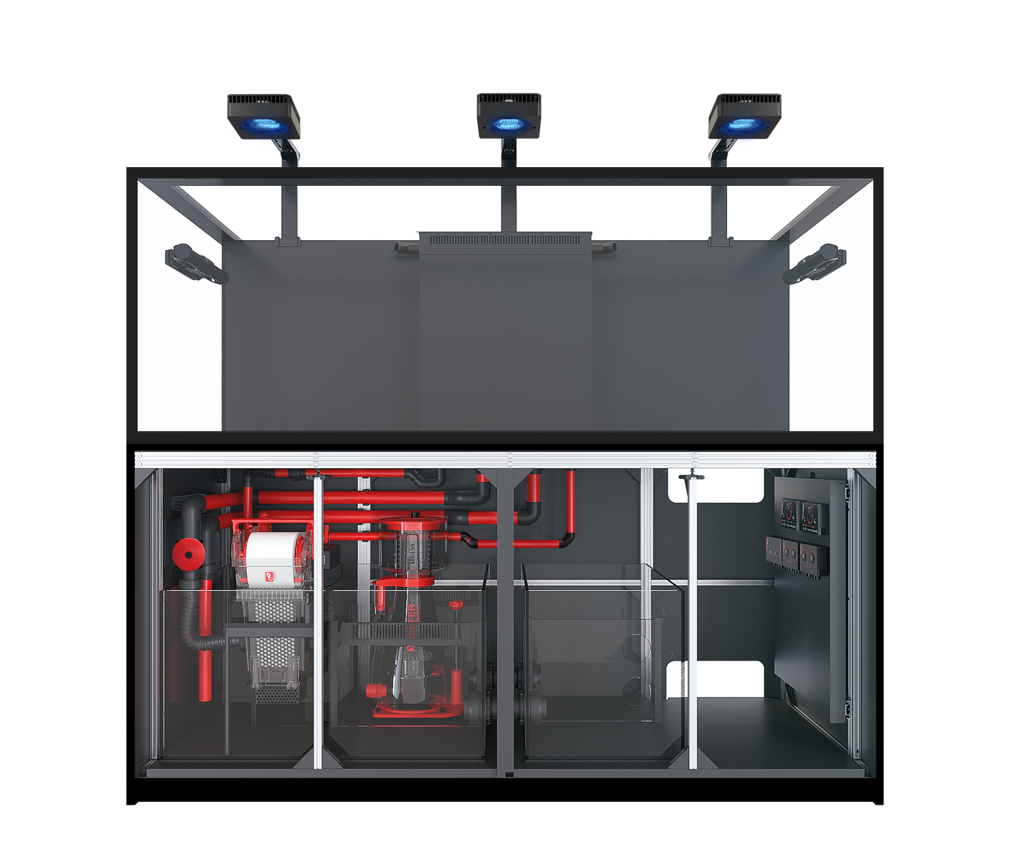 Red Sea REEFER MAX S-850 G3 Aquarium System - Black cabinet