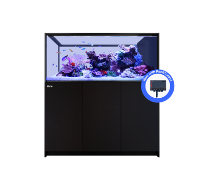 Red Sea REEFER Peninsula S-700 G3+ aquarium system with black cabinet