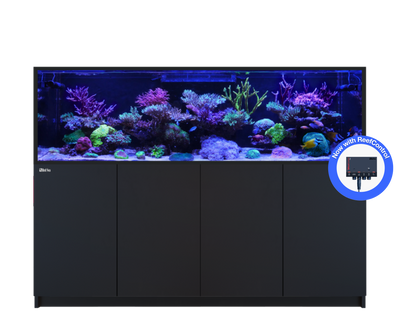 Red Sea REEFER S-1000 G3+ aquarium system with black cabinet