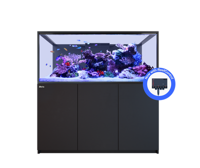 Red Sea REEFER S-700 G3+ aquarium system with black cabinet
