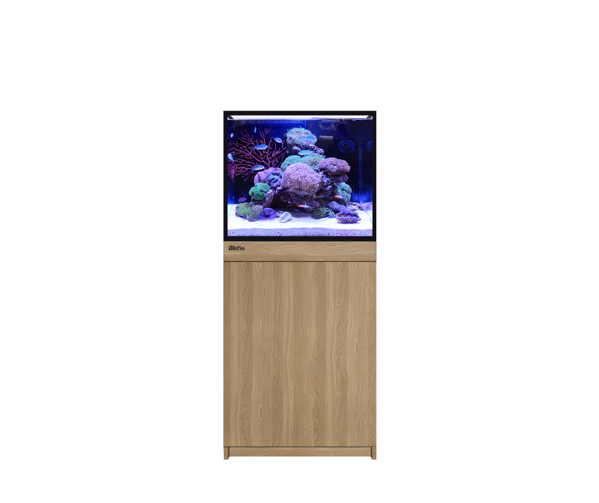 Red Sea REEF-FRAME 170 Aquarium System (36 Gal) with Oak cabinet